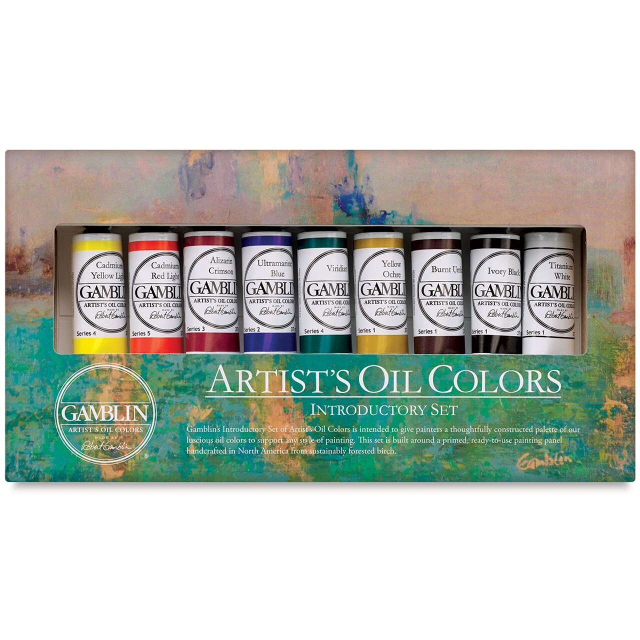 Gamblin Artists' Oil Color - Set of 9, Introductory Colors, 37 ml